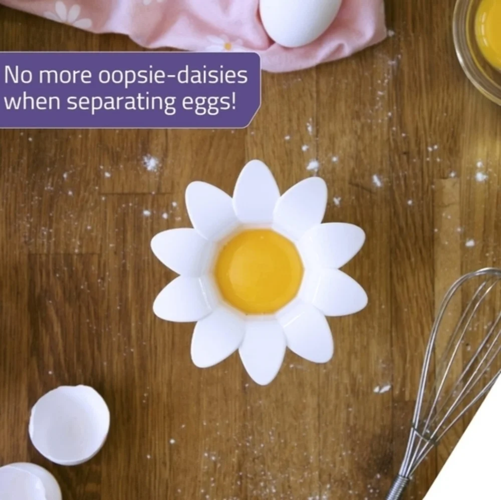 Flower Shaped Egg‎ White Separater for Cooking White